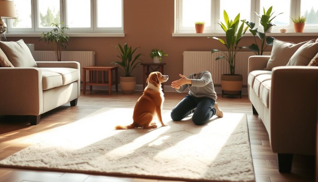 Dog Training Calm Environment