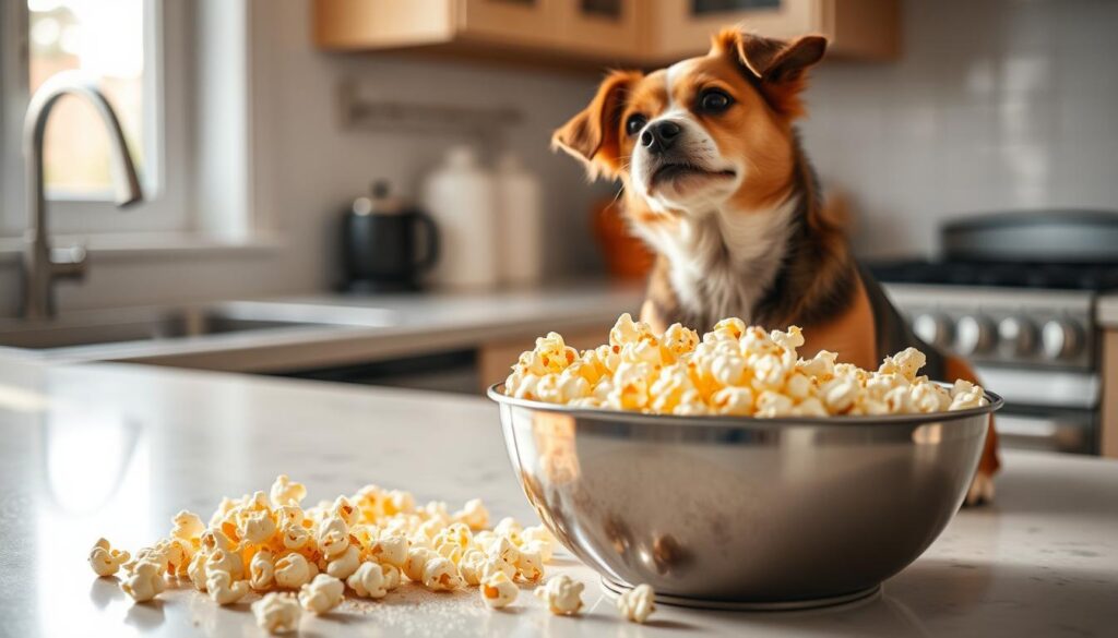 Dog-safe popcorn preparation Dog-safe popcorn preparation
