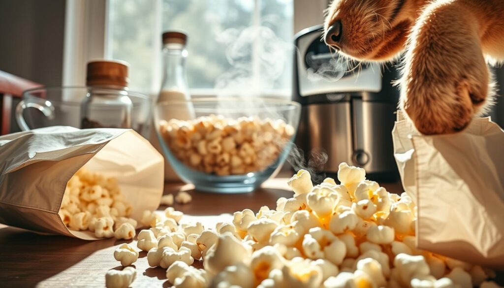 Popcorn Dangers for Dogs Popcorn Dangers for Dogs