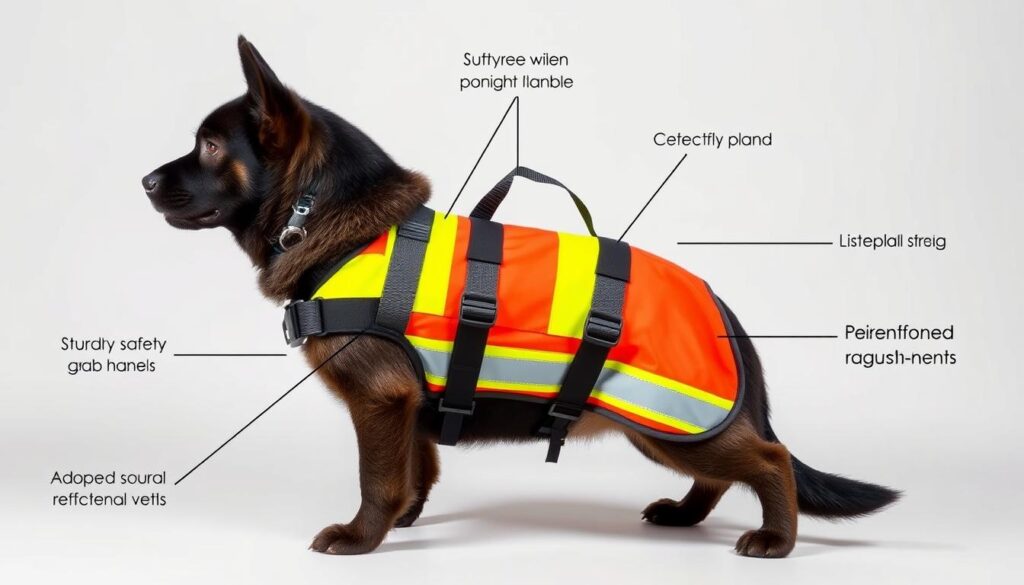 Service Dog Training Vest Safety Features Service Dog Training Vest Safety Features