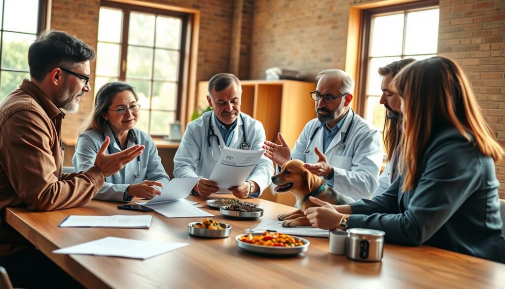 Veterinary Experts Discussing Dog Nutrition Veterinary Experts Discussing Dog Nutrition