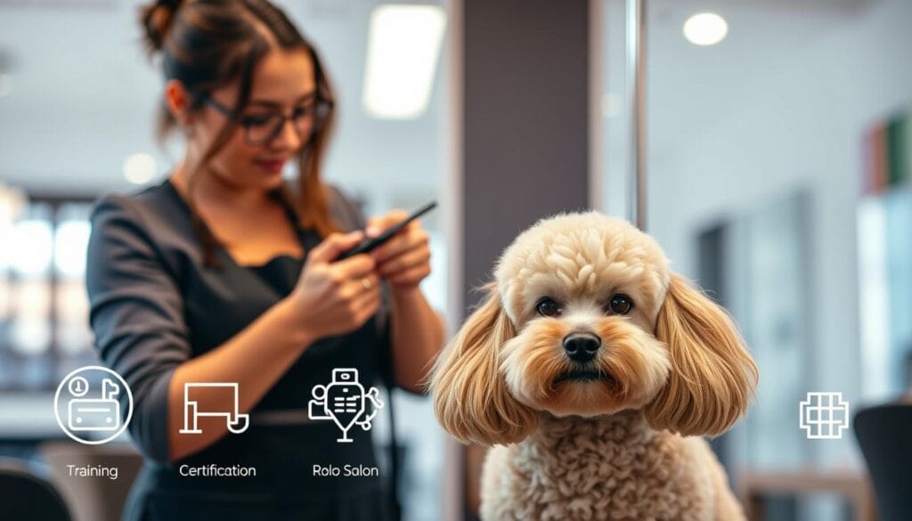 how do i become a dog groomer