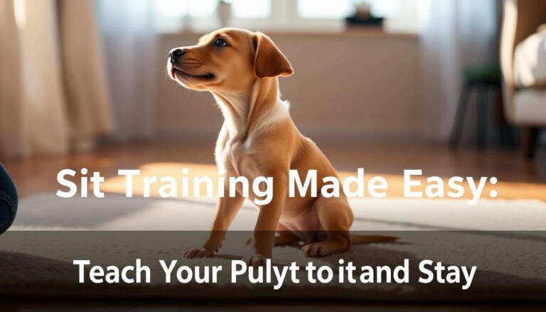 how to train a dog to sit