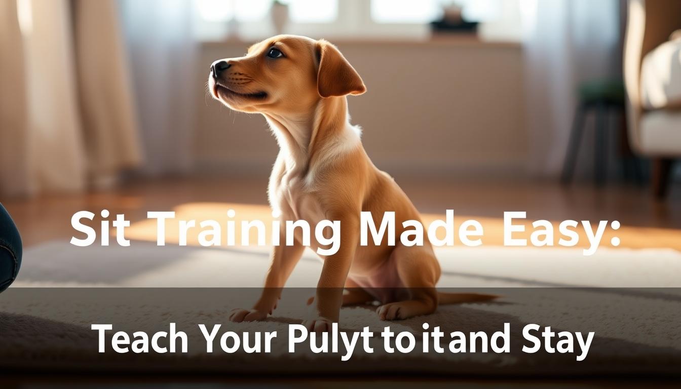 how to train a dog to sit