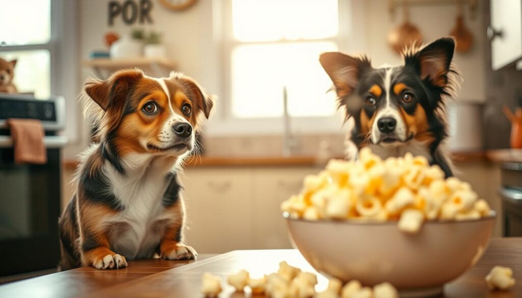 is popcorn bad for dogs