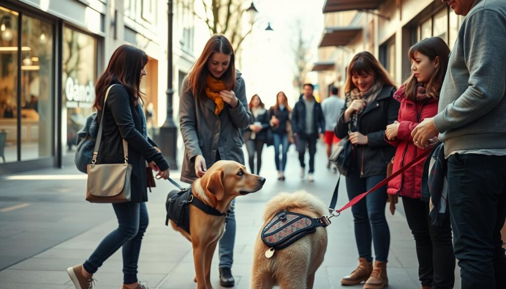 Service Dog Public Interactions