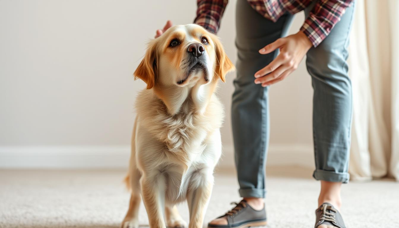 how to potty train an older dog