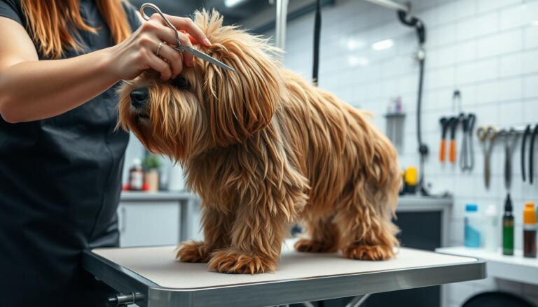 shaggy dog pet grooming
