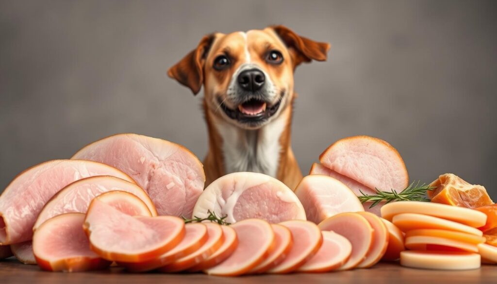 why can't dogs have ham